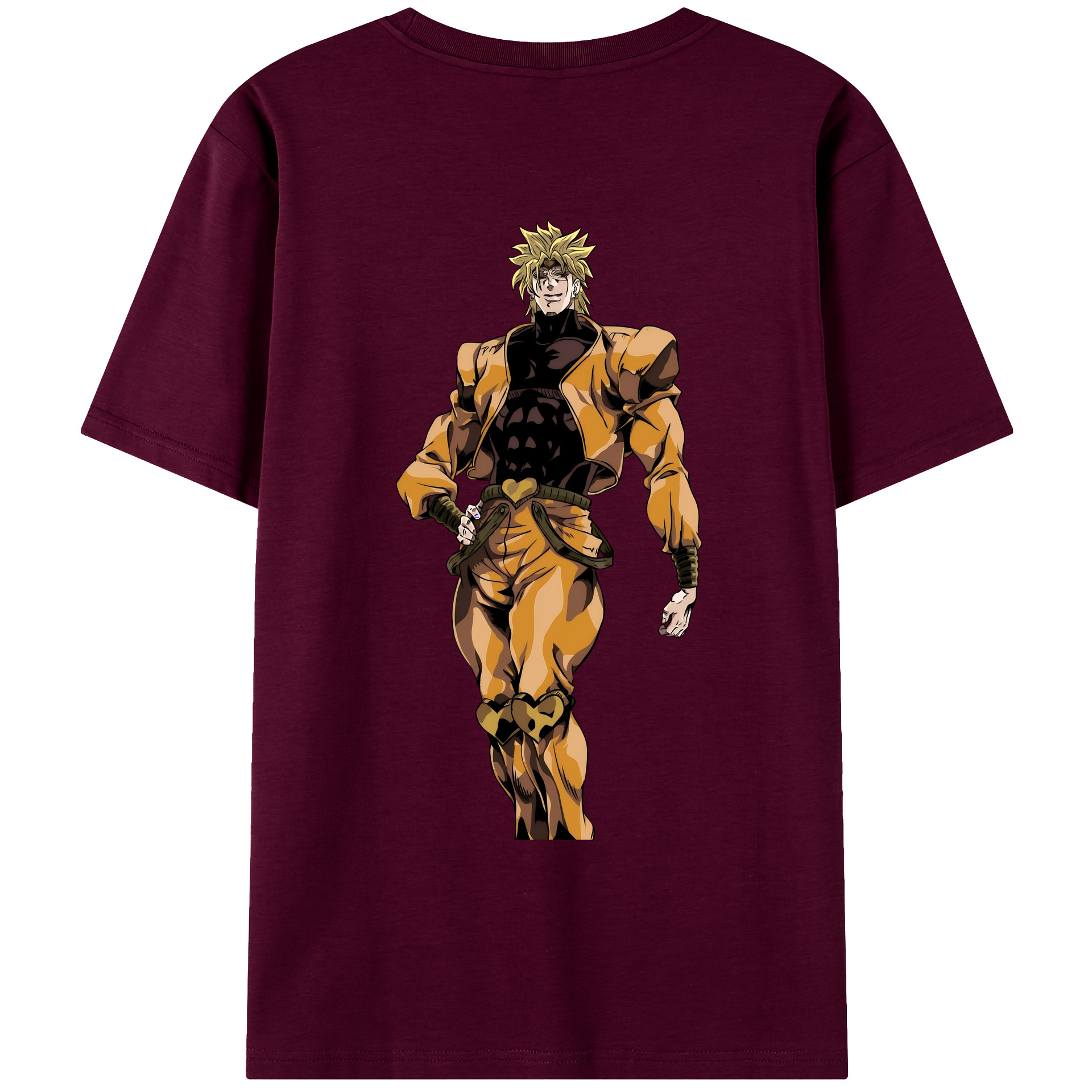 （画像用） ジョジョの奇妙な冒険 ディオ?ブランドー JoJo's Bizarre Adventure Dio Brando レディース半袖Tシャツ(バックプリント)